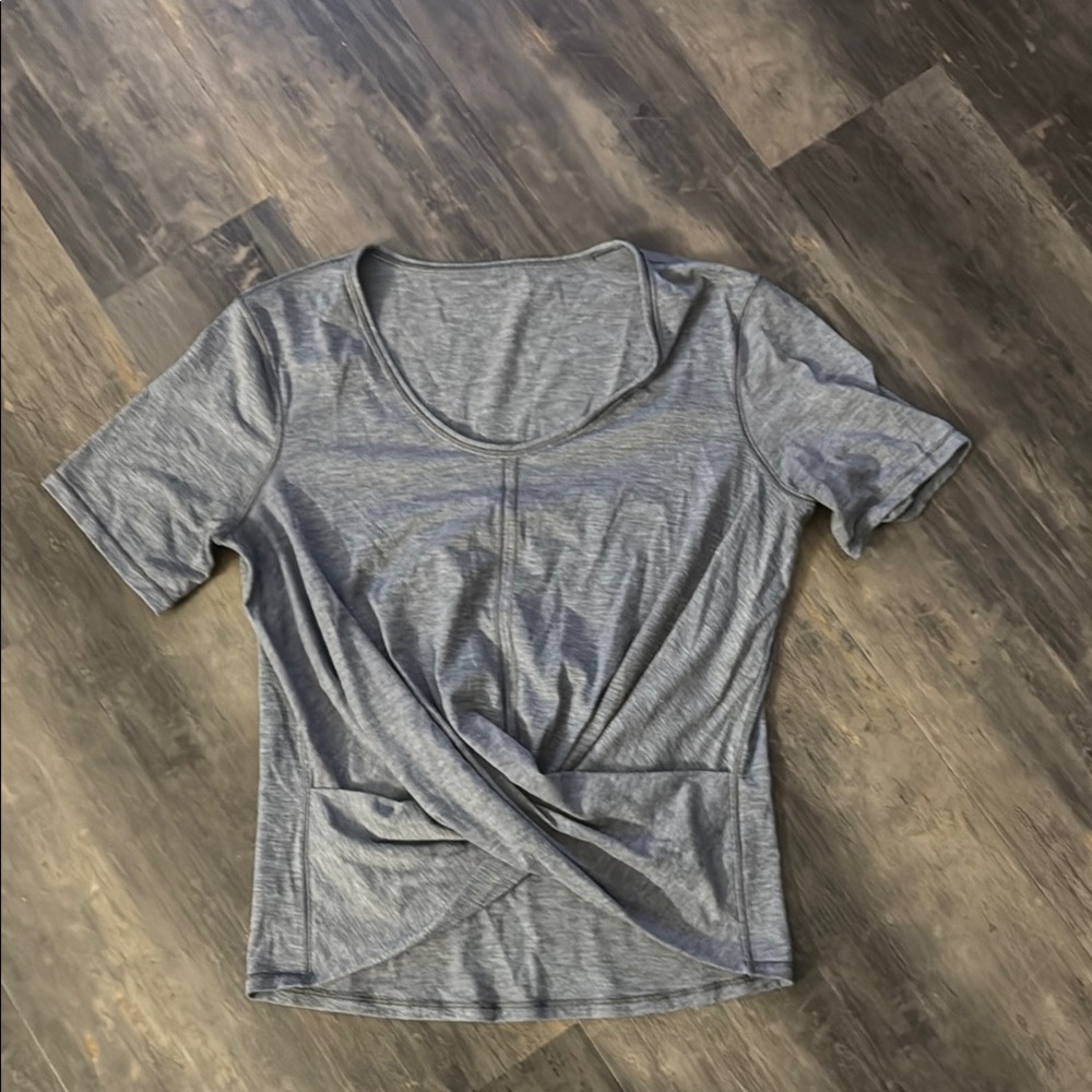 Lululemon Gray Short Sleeve Top